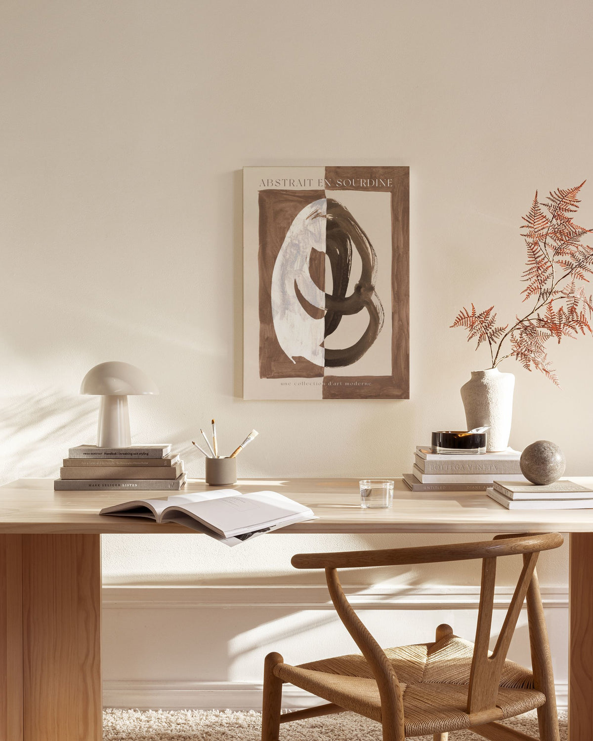 Abstrait En Sourdine Canvas print