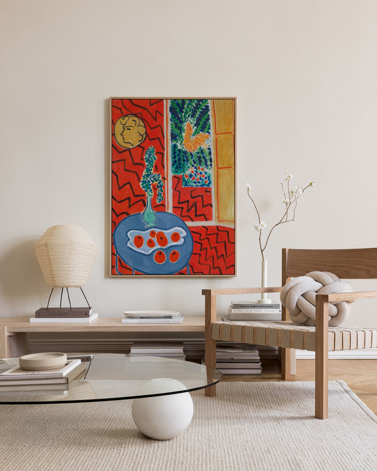 Matisse - Red Interior, Still Life on a Blue Table Canvas print