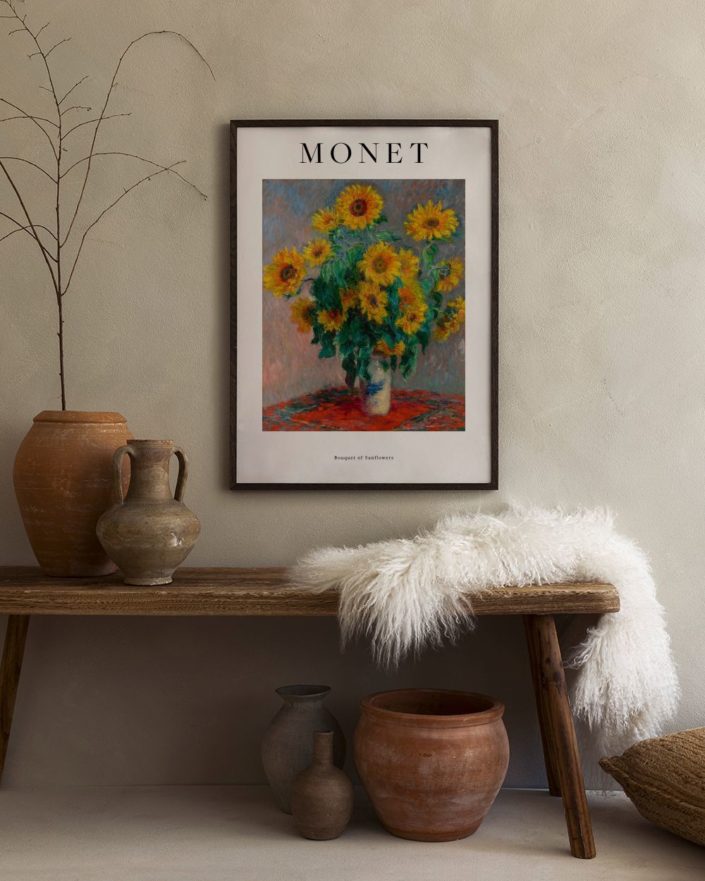 Monet - Bouquet of Sunflowers Print
