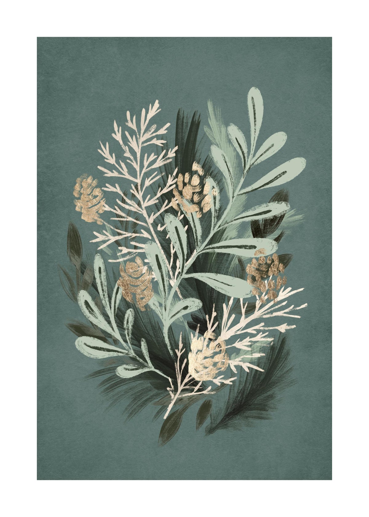 Holiday Botanical Print