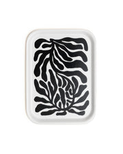 Black Botanical Tray