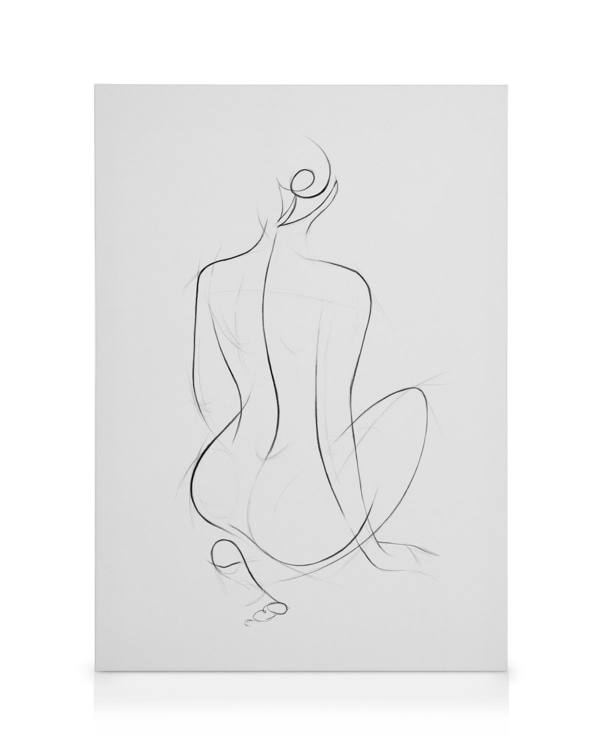 Sketch Lines No2 Canvas print