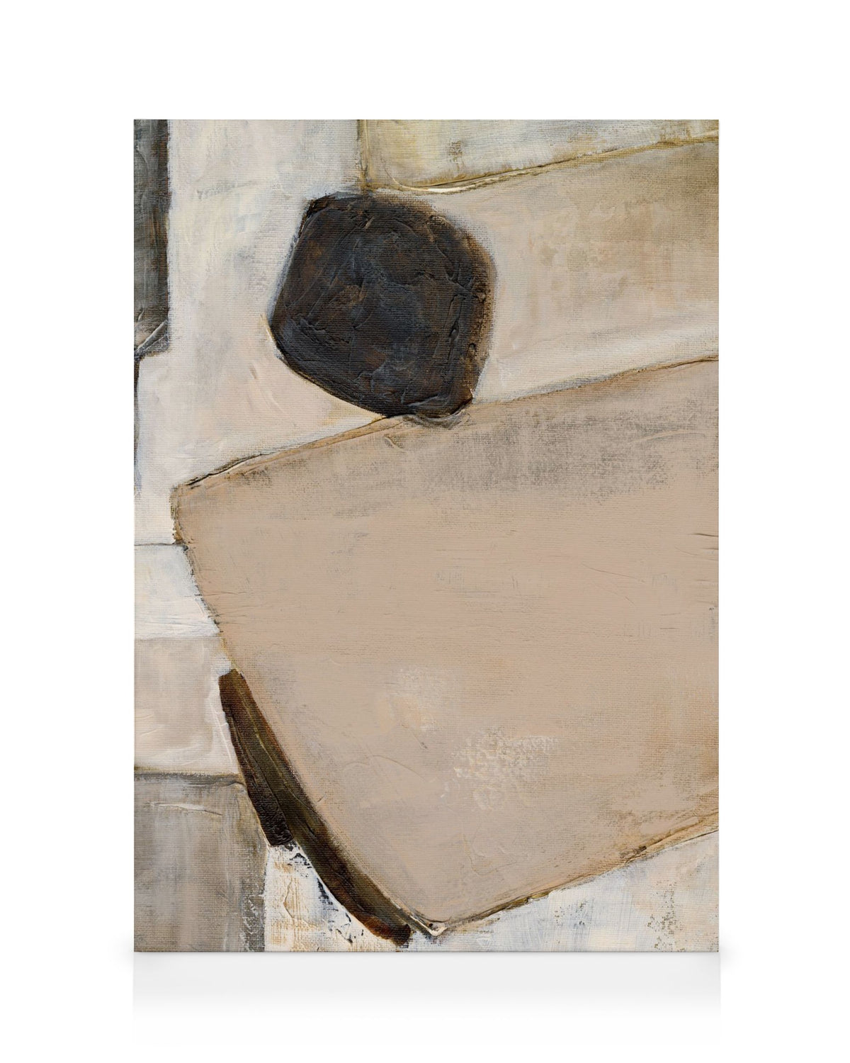 Grounded Shapes No1 Canvas print