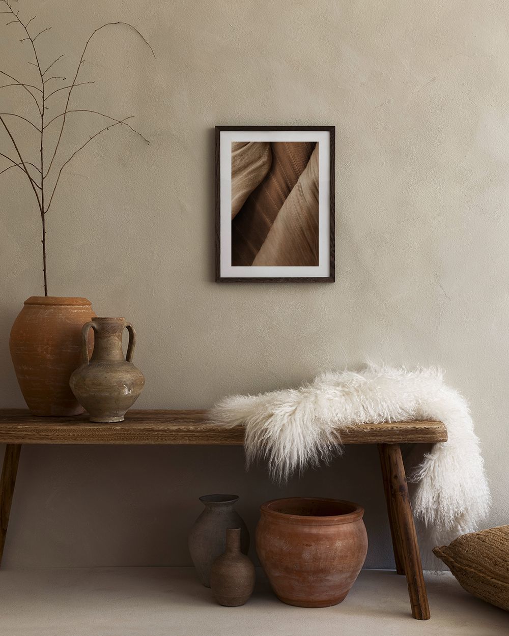 Brown Close Up Print