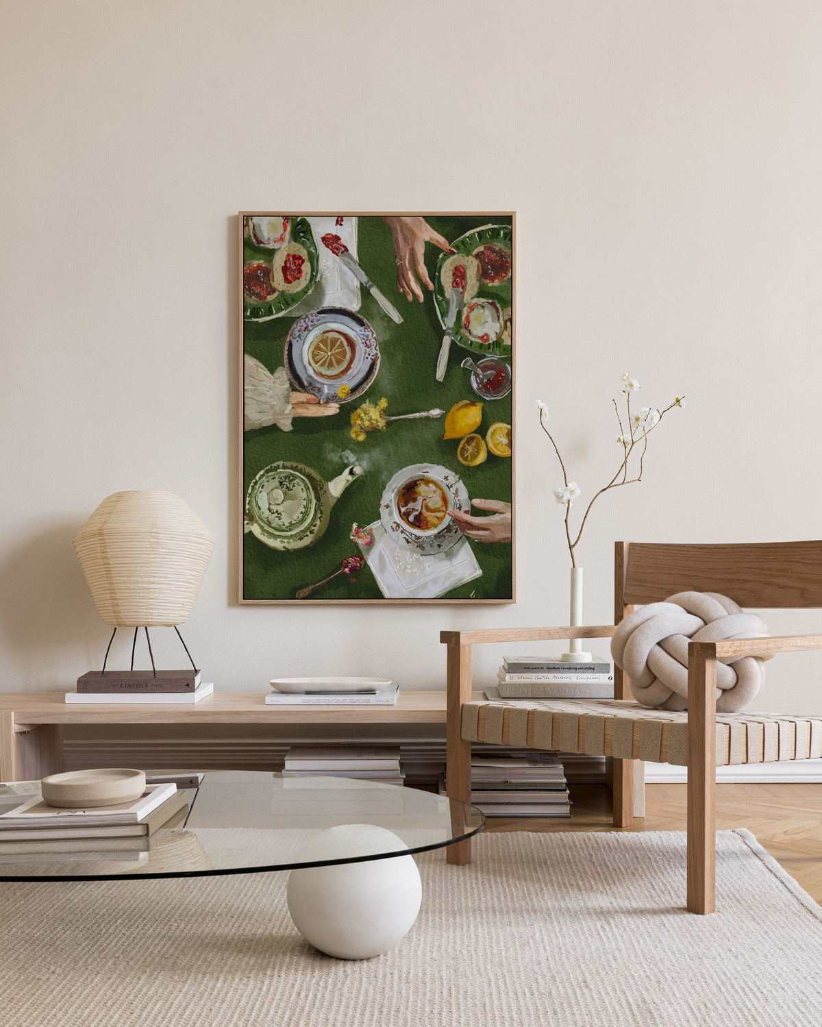 Ekaterina Zagorska - Tea O’Clock Canvas print