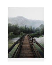 Wooden Bridge Canvas print