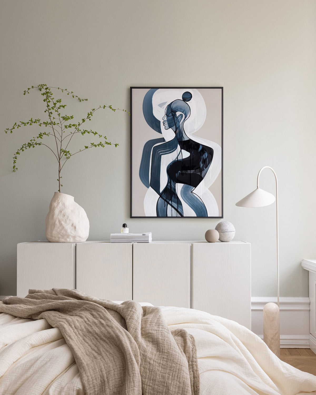 Peytil - Blau Serenity Canvas print