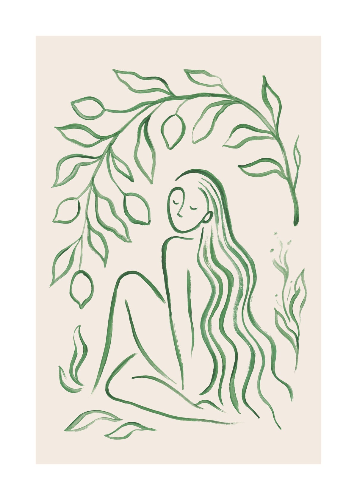 Into the Green No1 Print