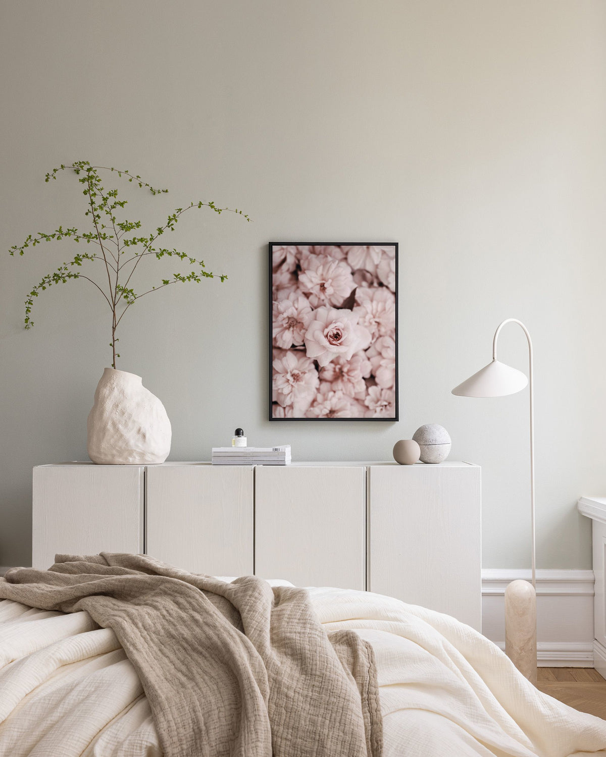 Bed Of Flowers Canvas print