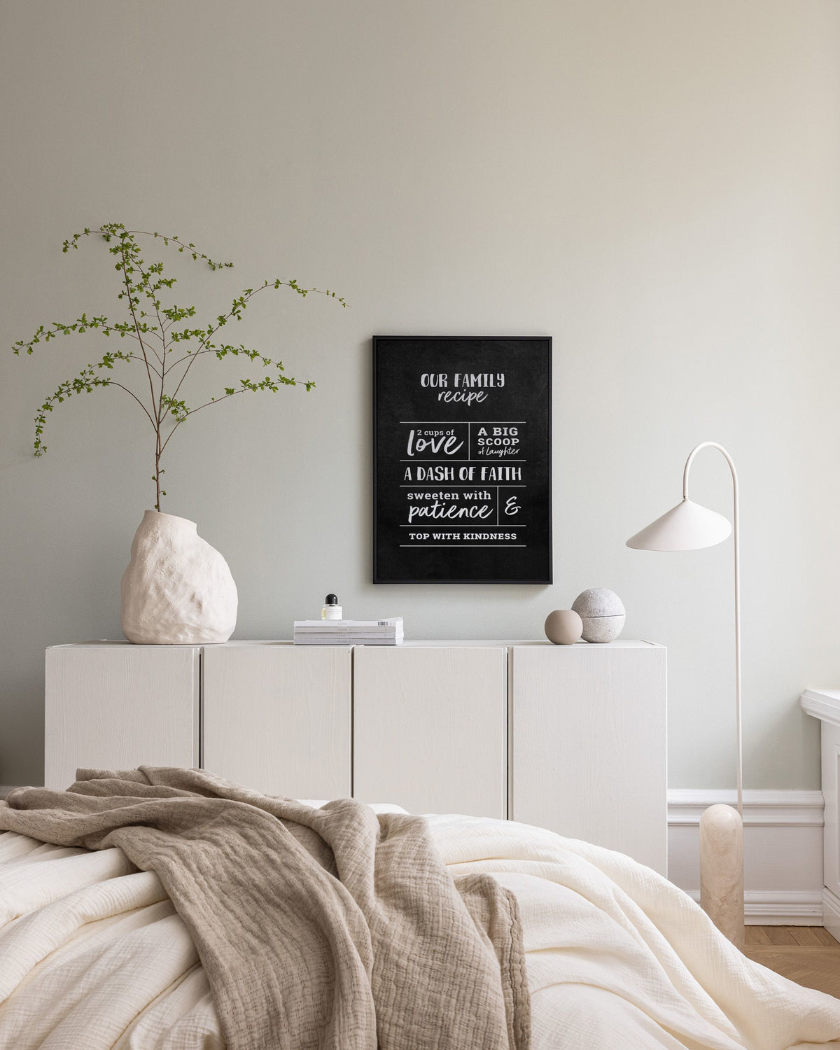 Family Recipe Canvas print