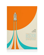 Jazzberry Blue - Space Shuttle No1 Canvas print