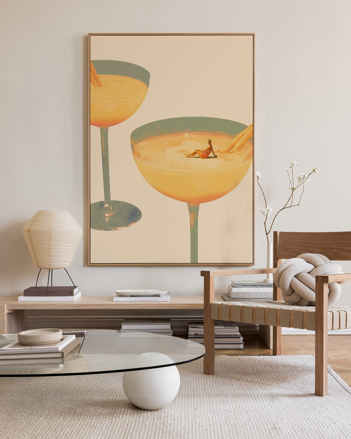 Maarten Leon - Holiday in a Glass No1 Canvas print