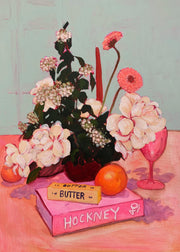 Lindsey Cherek - Still Life with Hockney Book Print