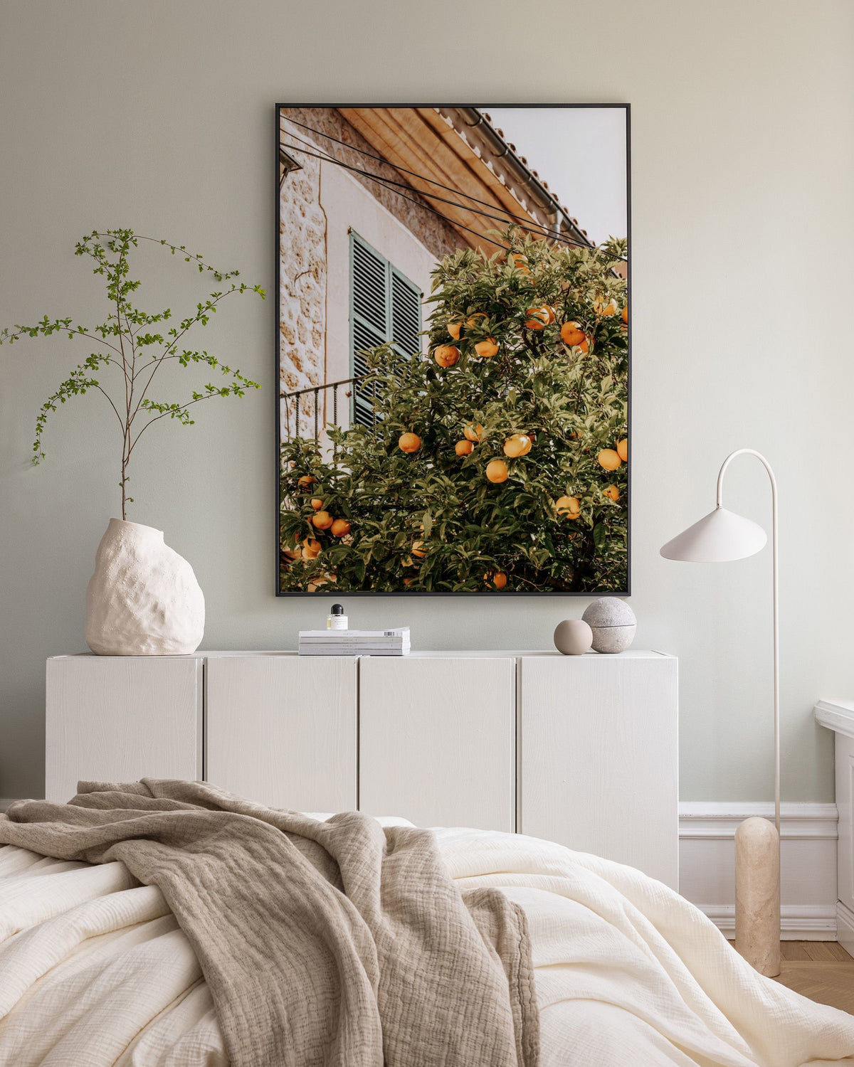 Oranges In Garden Canvas print