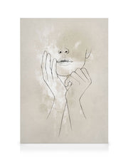 Female Shape No2 Canvas print