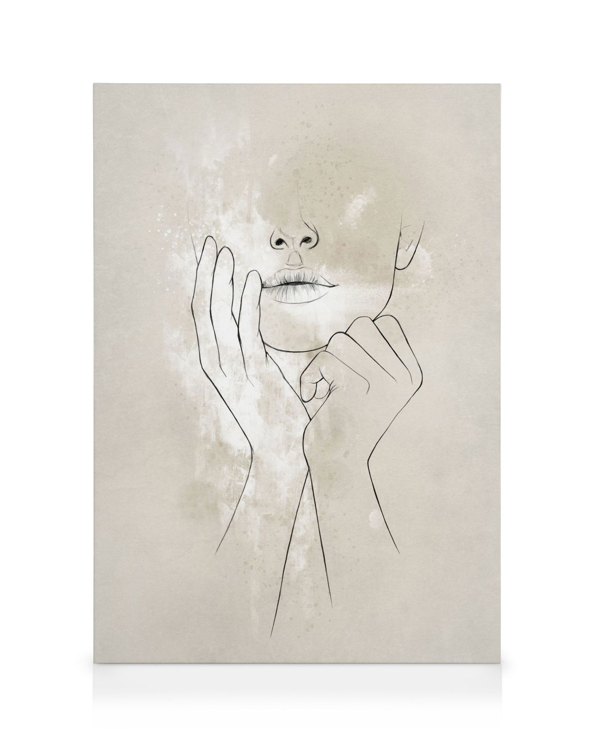 Female Shape No2 Canvas print