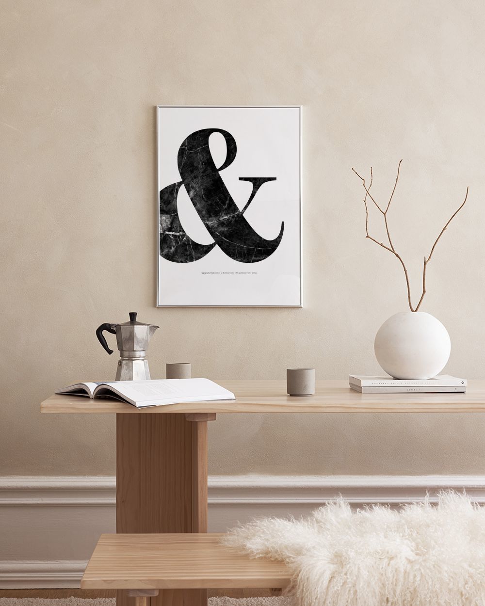 & Black Marble, Print