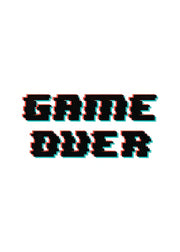 Game Over Print
