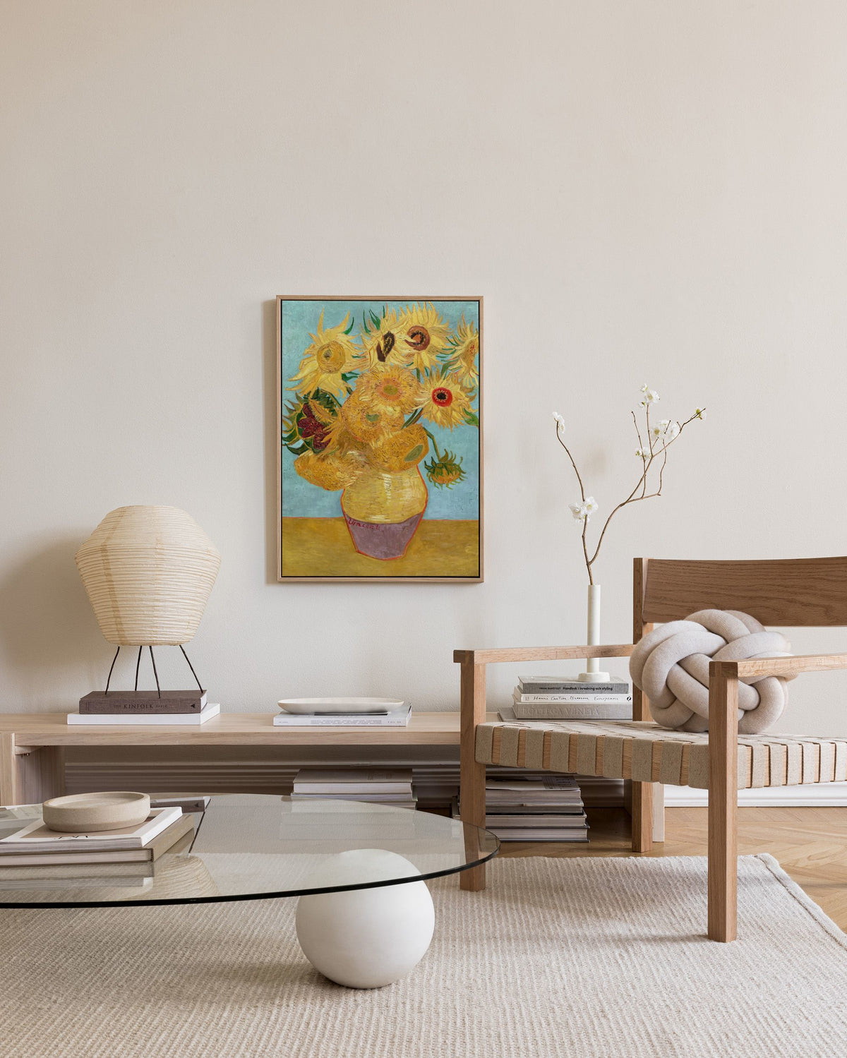 Van Gogh - Vase with Twelve Sunflowers Canvas print