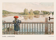 Carl Larsson - Lisbeth Fishing Print