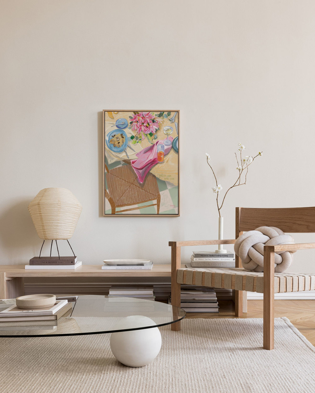 Loïs Langenberg - Pasta and Wine Club Canvas print