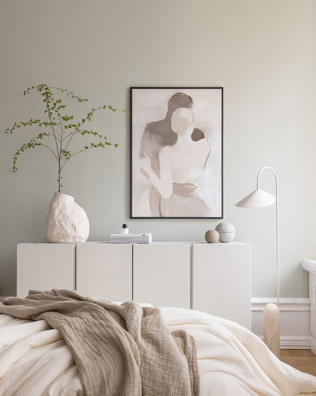Soft Couple Canvas print