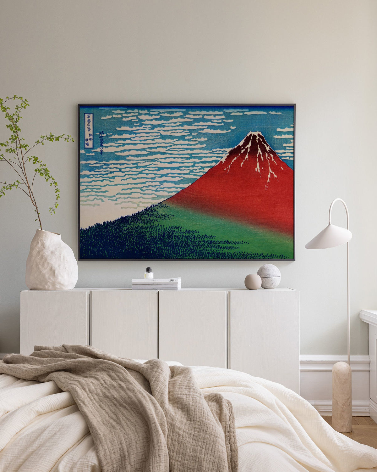 Katsushika Hokusai - South Wind, Clear Sky Canvas print