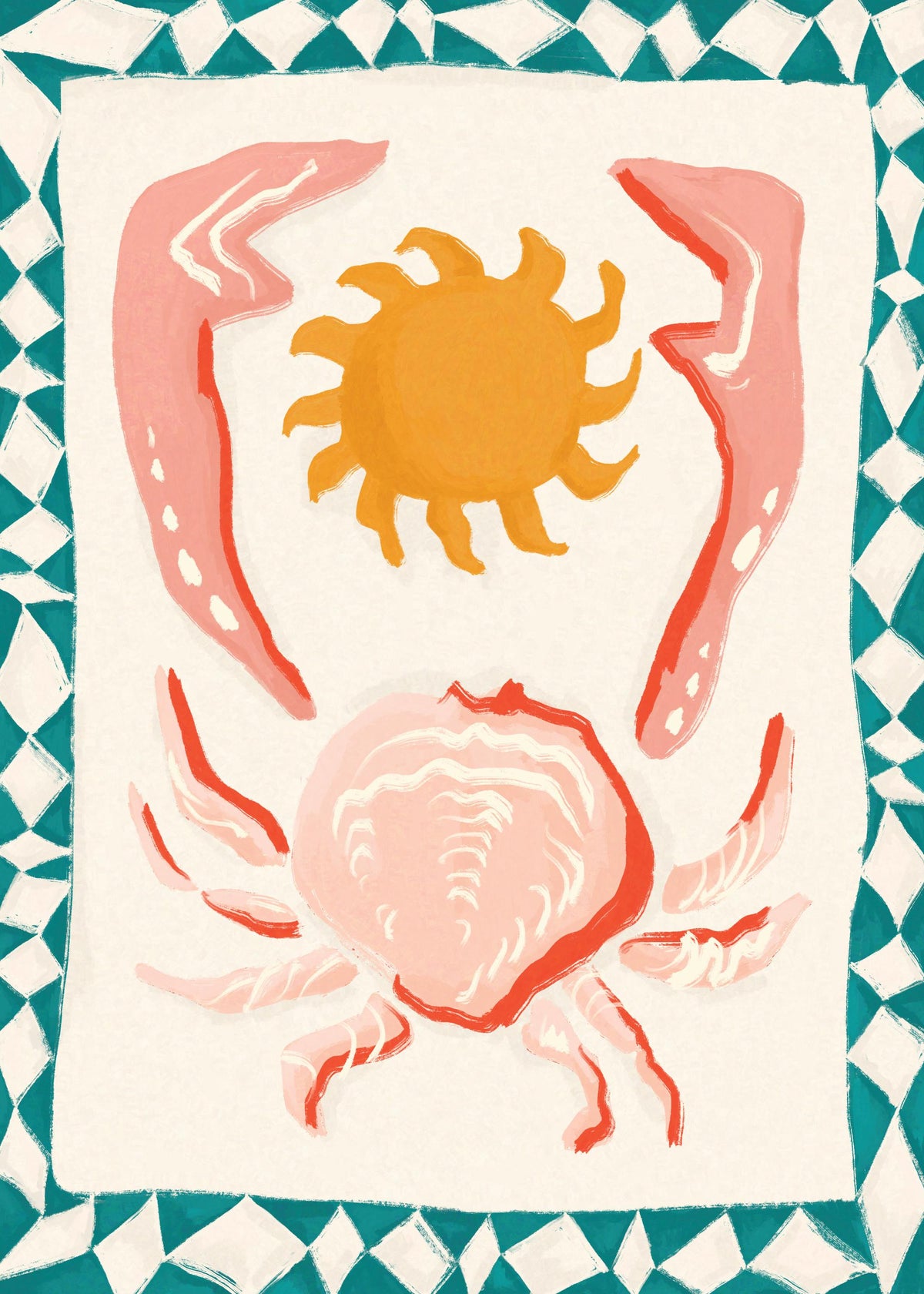Sun Crab Print