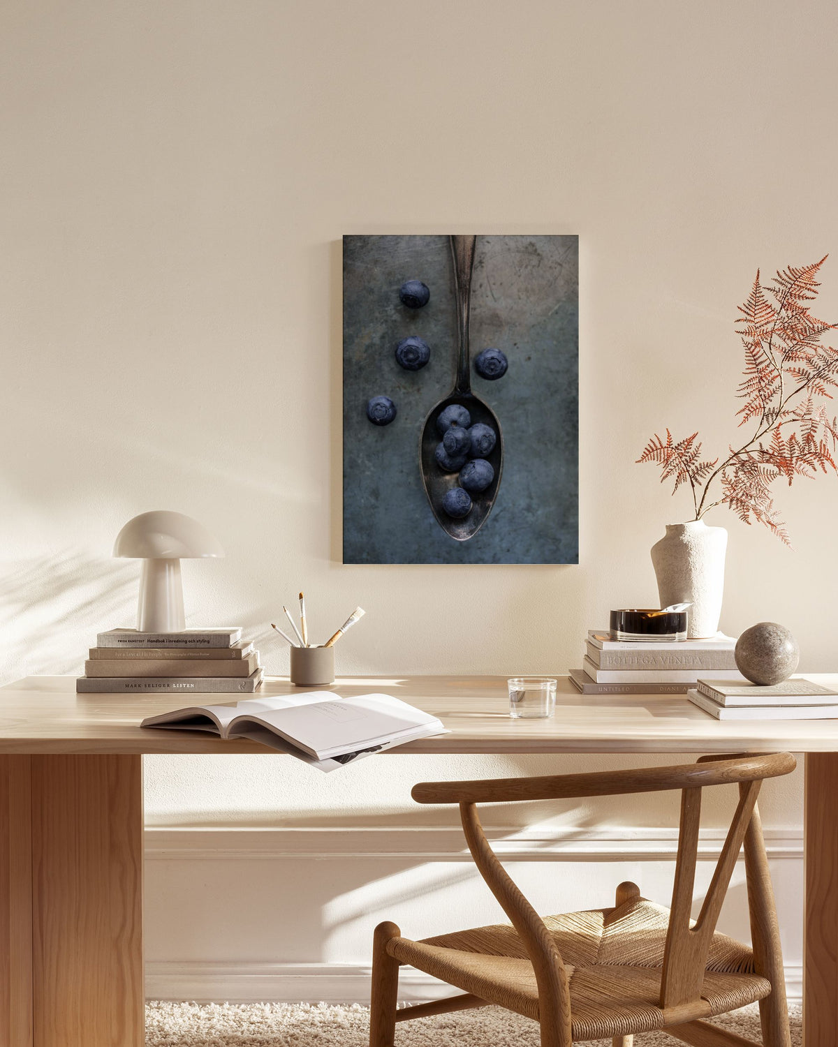 Sweet Blueberries Canvas print