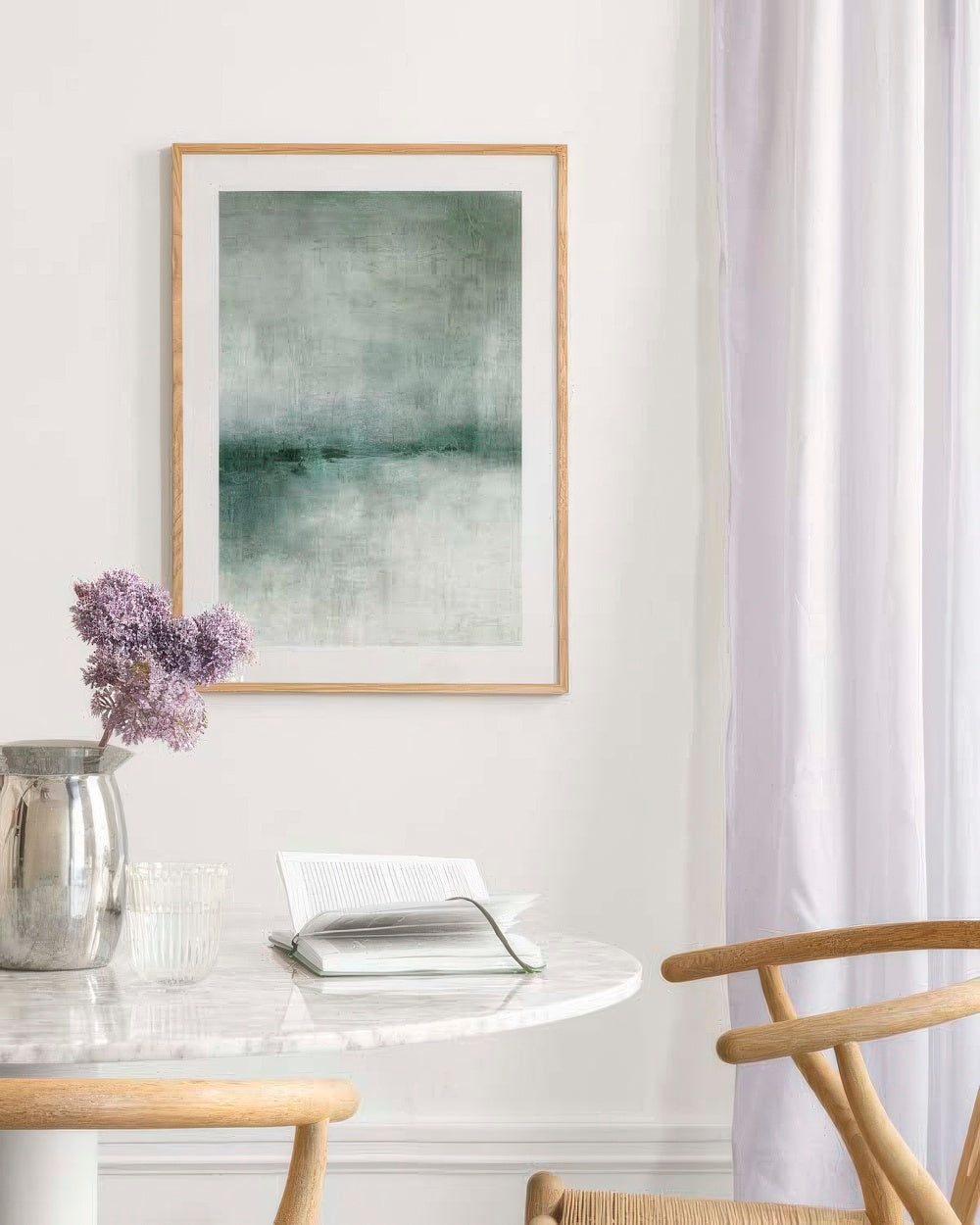 Abstract Scenery Green No2 Print