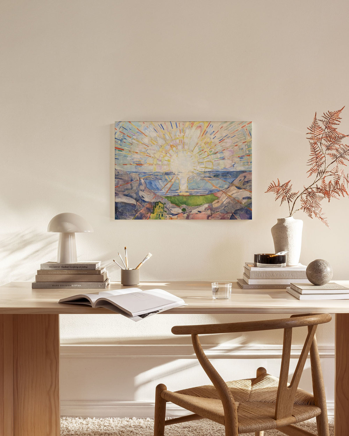 Edvard Munch - Solenintro Canvas print