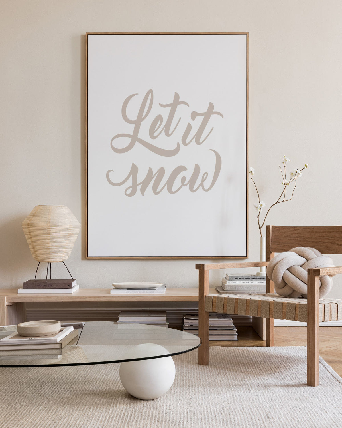 Let it Snow Canvas print