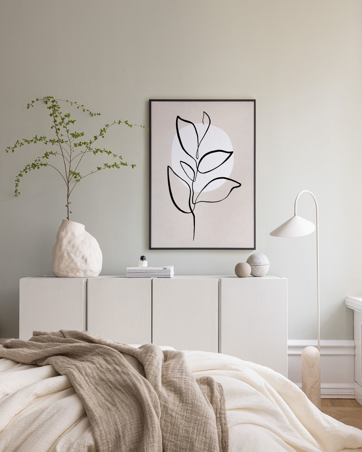 Botanical Lines No2 Canvas print