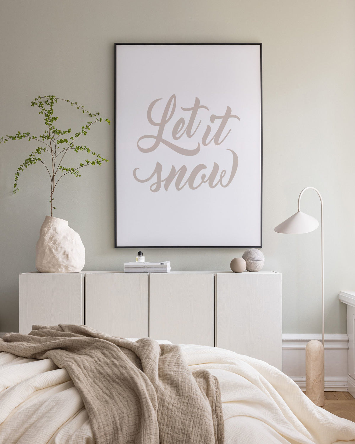 Let it Snow Canvas print