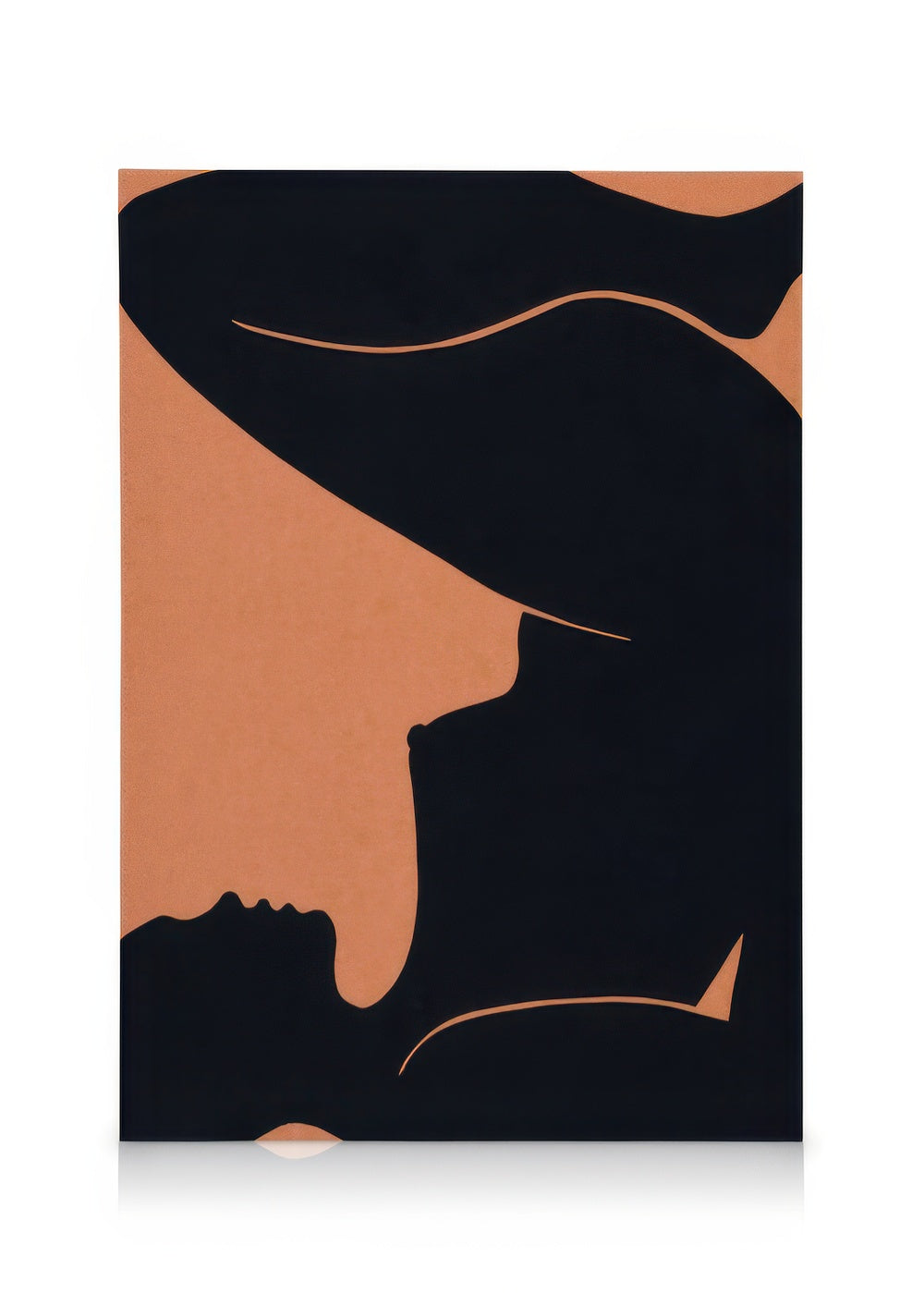 Papercut Woman Canvas print
