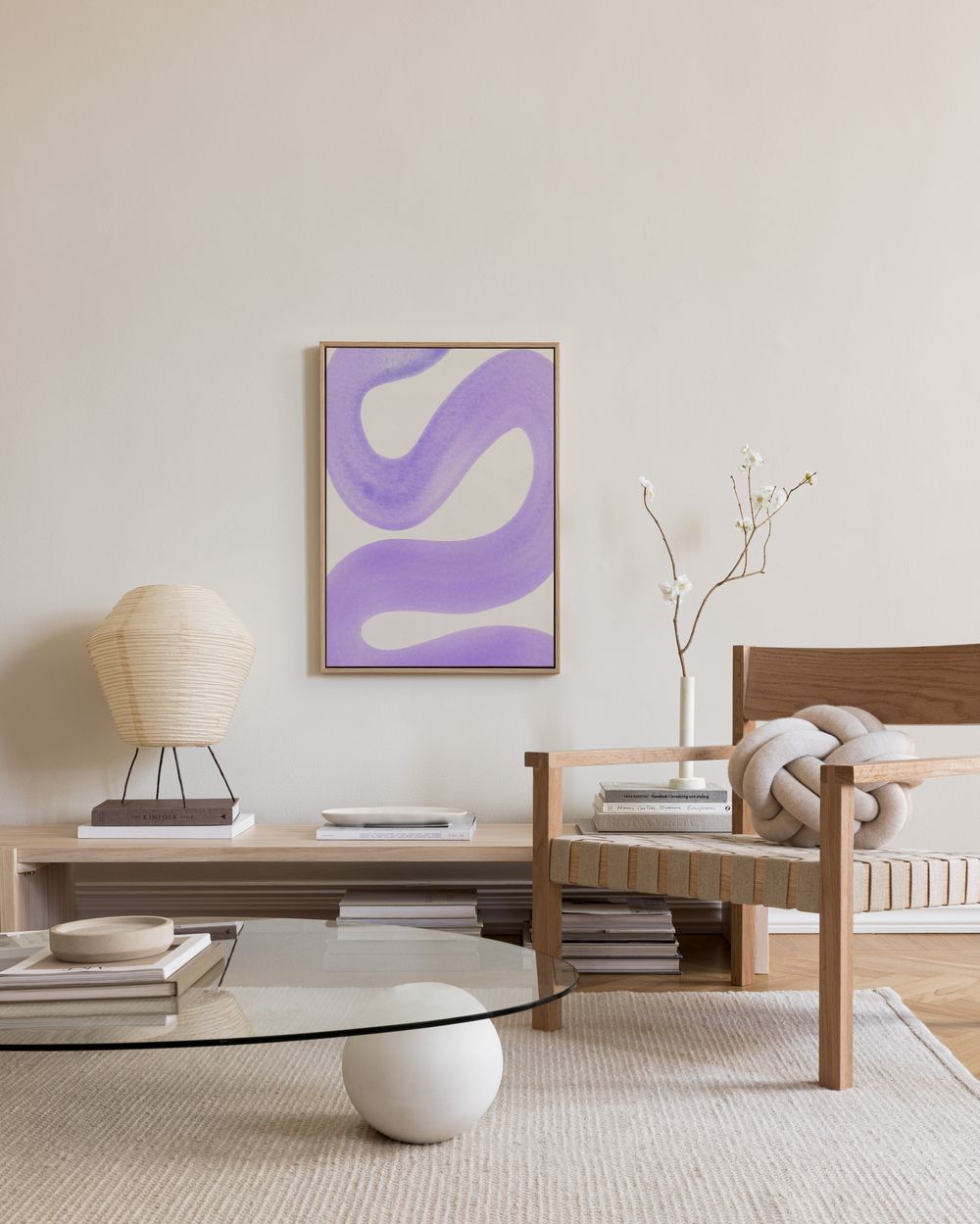Améthyste Abstraite Canvas print