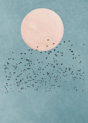 Boris Draschoff  Kubistika - Birds Fly Away Print