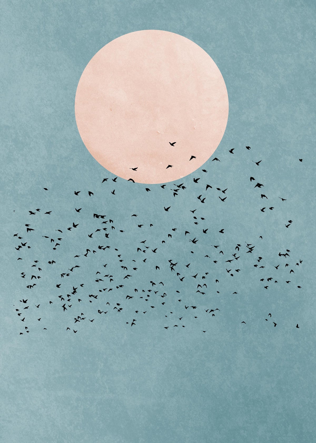 Boris Draschoff  Kubistika - Birds Fly Away Print
