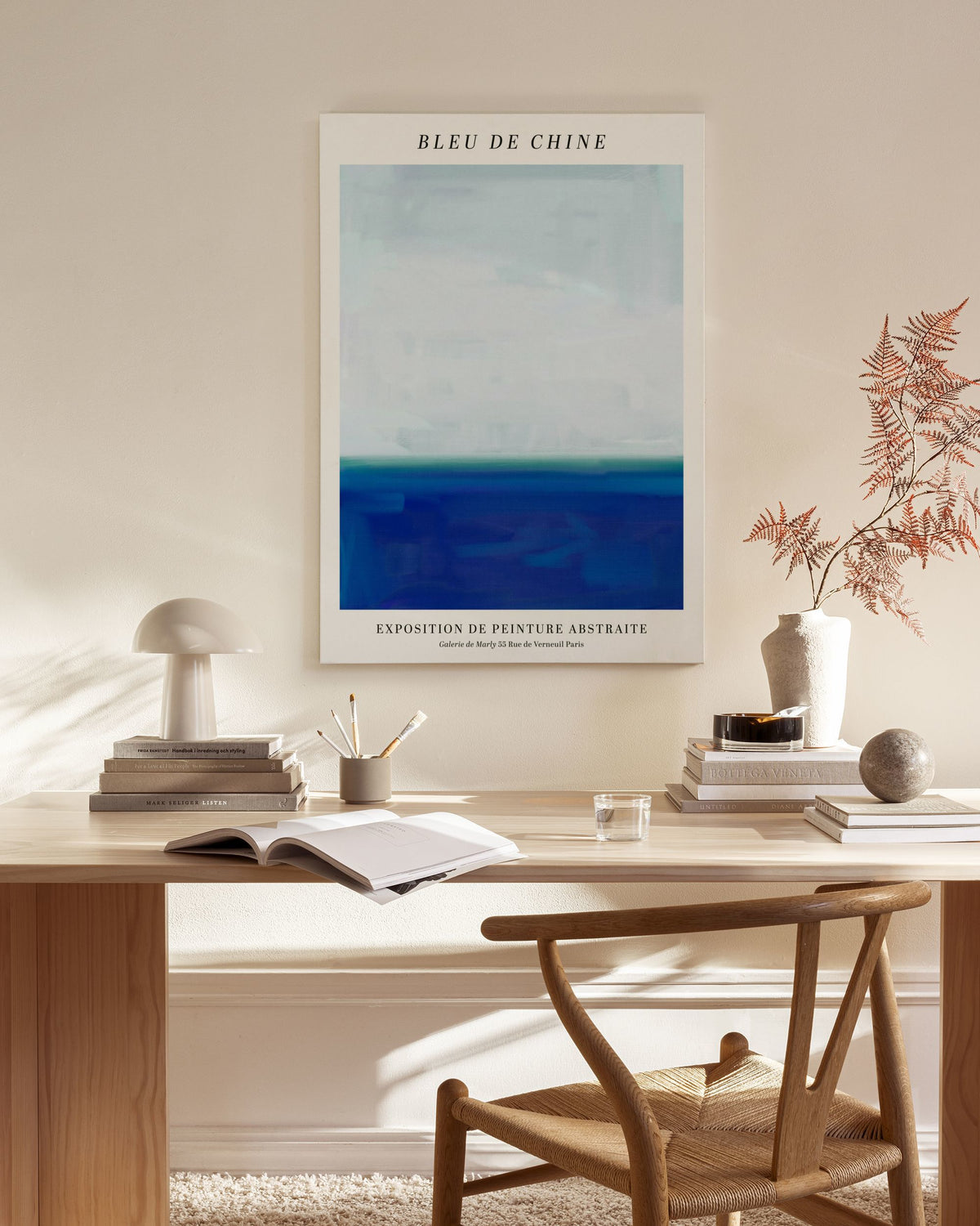 Bleu de Chine Canvas print