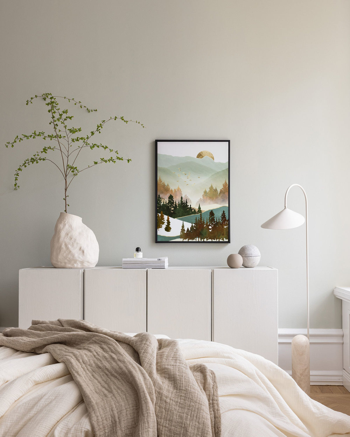 SpaceFrog Designs - Fall Morning Canvas print