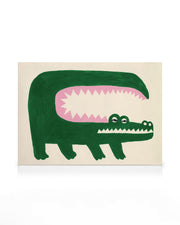 Crocodile Crush Canvas
