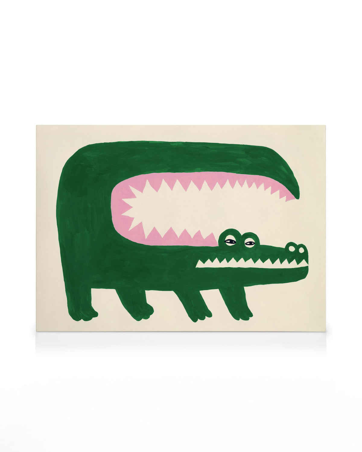 Crocodile Crush Canvas