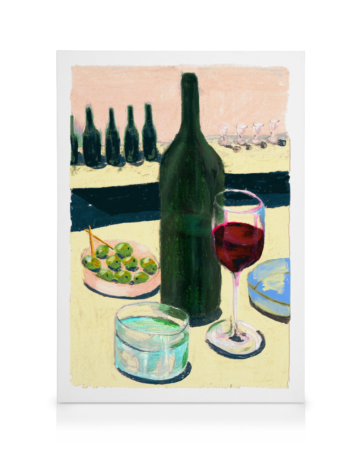 Laura Page - Glass of Wine Canvas print