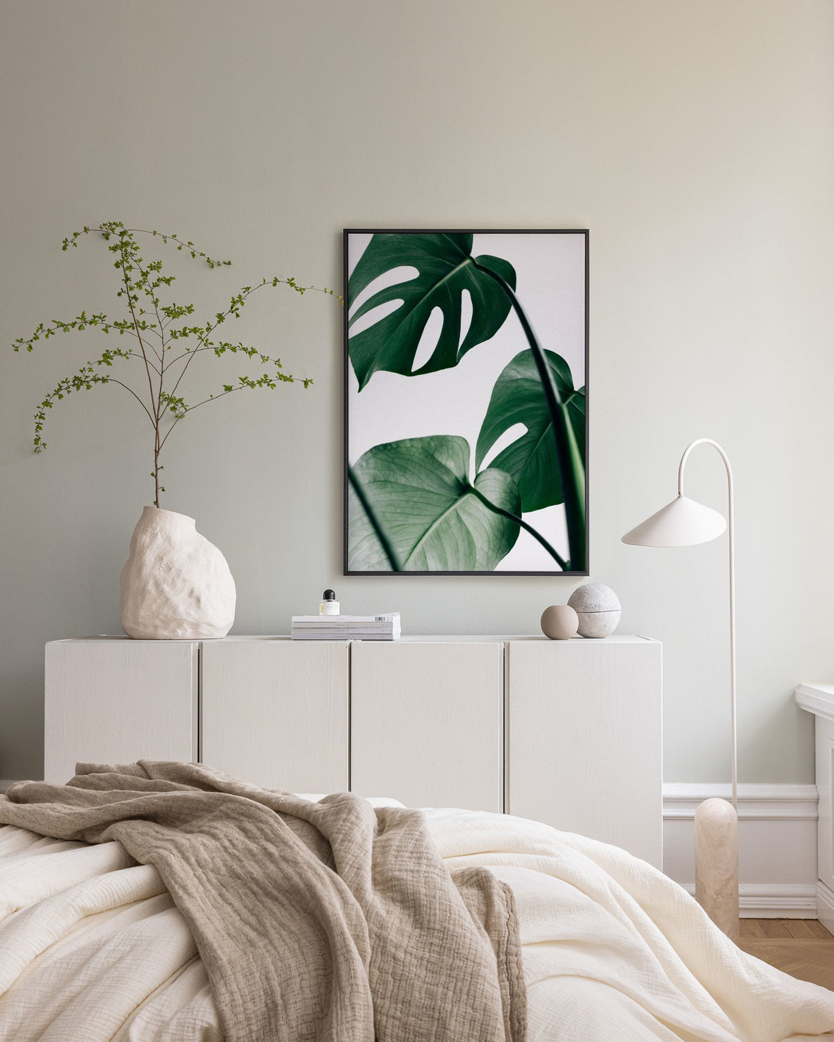 Monstera Three Canvas print