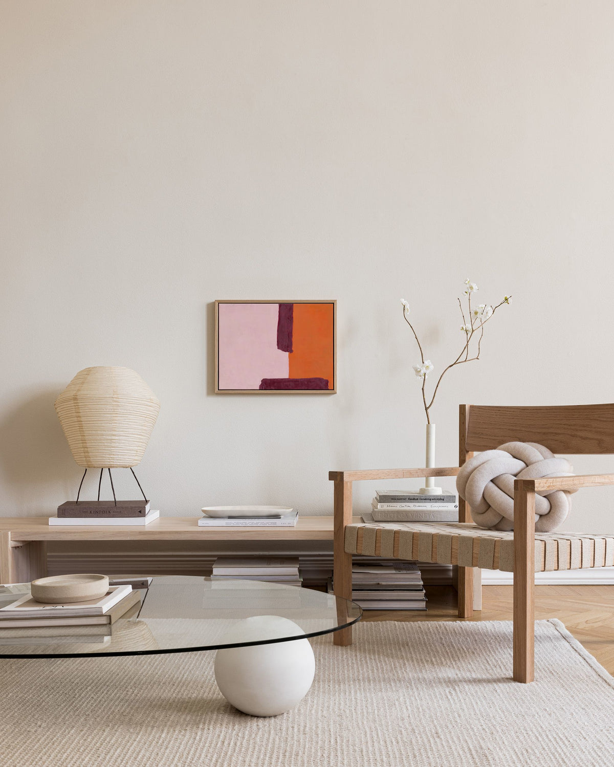 The Space Between Canvas print