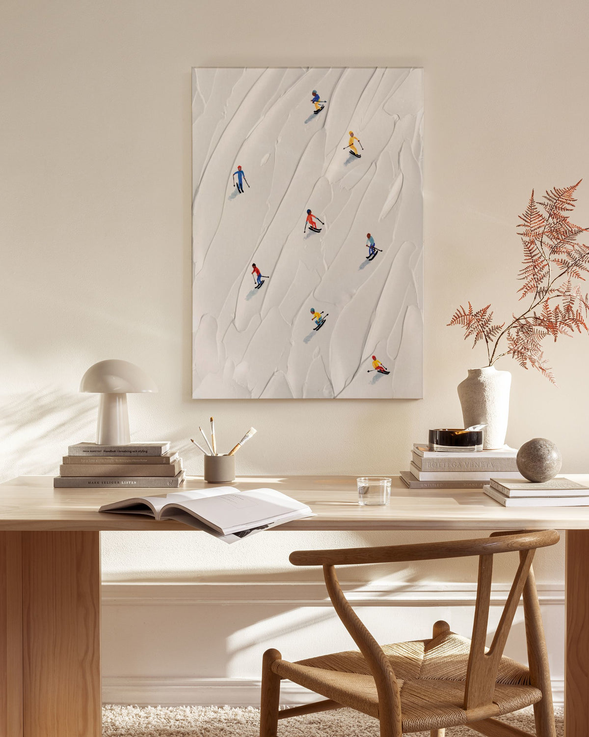 Ski Slope Canvas print