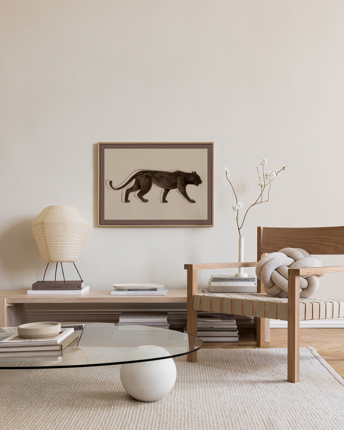 Stride Canvas print