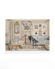 Carl Larsson - The Lazy Corner Canvas print