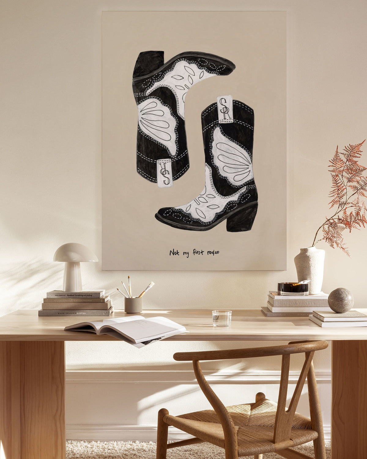 Cowgirl Starter Pack Canvas print