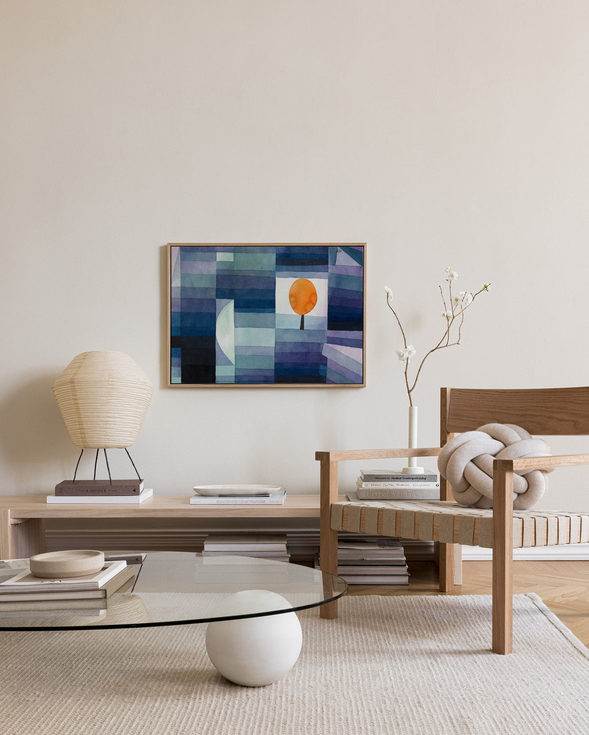 Paul Klee - The Harbinger of Autumn Canvas print